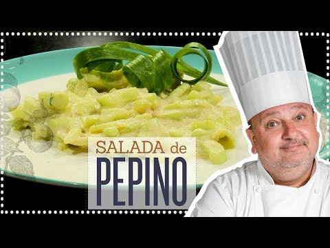 Vídeo: Salada Original Com Pepinos Frescos