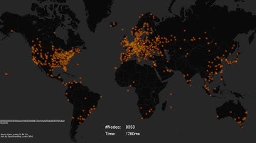 A bitcoin block propagating in 2018