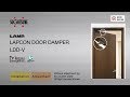 LDD-V without adjustment jig - Lapcon door damper - Sugatsune Japan