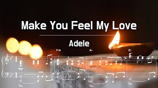 Adele - Make You Feel My Love piano cover and sheet music (원곡 Bob Dylan)