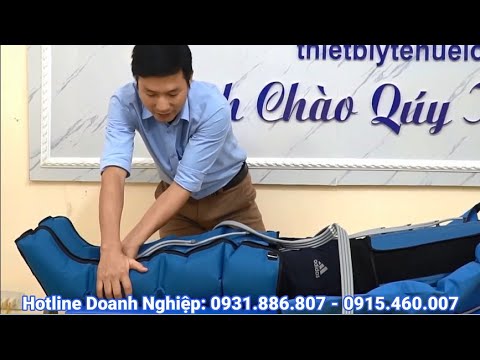 Video Máy nén ép trị liệu xoa bóp bằng áp lực hơi - youtube