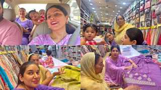 Manheer Ke Birthday Ke Liye Mummy Ne Kari suits Ki Shopping || Kanchan Ko Pehan ni Hai Saari