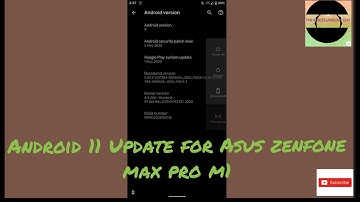 Install Android 11 R Update On Asus Zenfone Max Pro M1. Download Link In Description