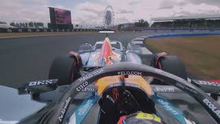 Max Verstappen and Oscar Piastri Ghost Car Lap Comparison | 2025 British Grand Prix