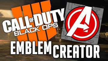 Black Ops 4 Emblem Creators - Avengers Logo - How To Make/Guide/Tutorial