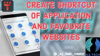 WORLD'S BEST SHORTCUT CREATOR APPLICATION || TILE SHORTCUT || AA TECH screenshot 2
