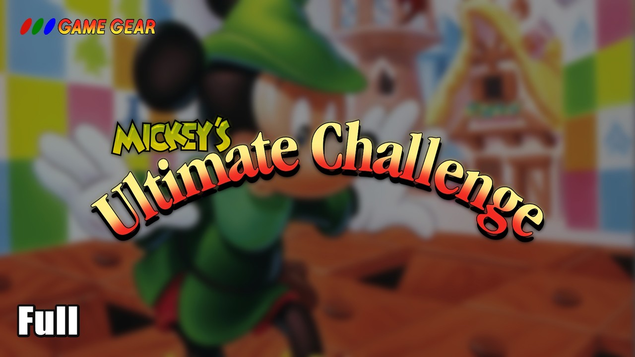 Let's Play Mickey's Ultimate Challenge | Full | Sega Game Gear - NR