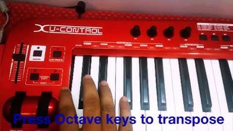 Behringer Umx Midi Usb controller transpose