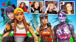 FORTNITE with our GIRLFRIENDS (very cute)