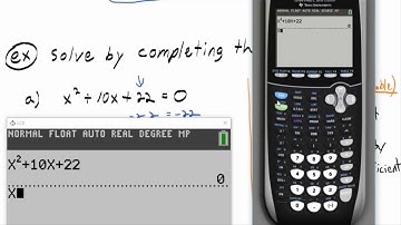 Video 8.1.3: Solving a Quadratic Equation by Completing the Square