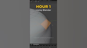 Hour 1 Learning Blender - Donut Tutorial #blender #learningblender #3d