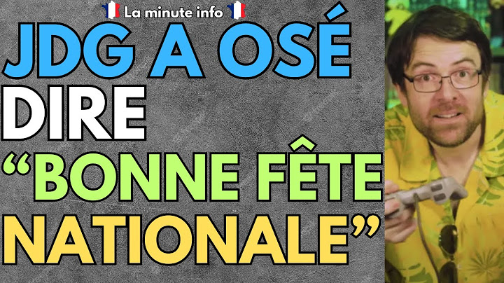 JOUEUR DU GRENIER ATTAQUÉ PAR LA GAUCHE CAR IL A OSÉ DIRE " BONNE FÊTE NATIONALE " UN 14 JUILLET