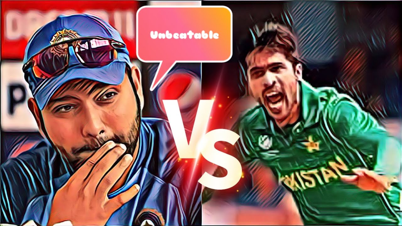 Muhammad amir easily beat rohit sharma😂🔥| Muhammad amir vs rohit sharma ...