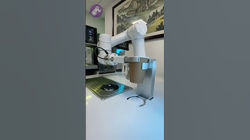 Latte Art Coffee Machine, use a robot replace the barista #coffee#commercial #robot #newretail #cafe