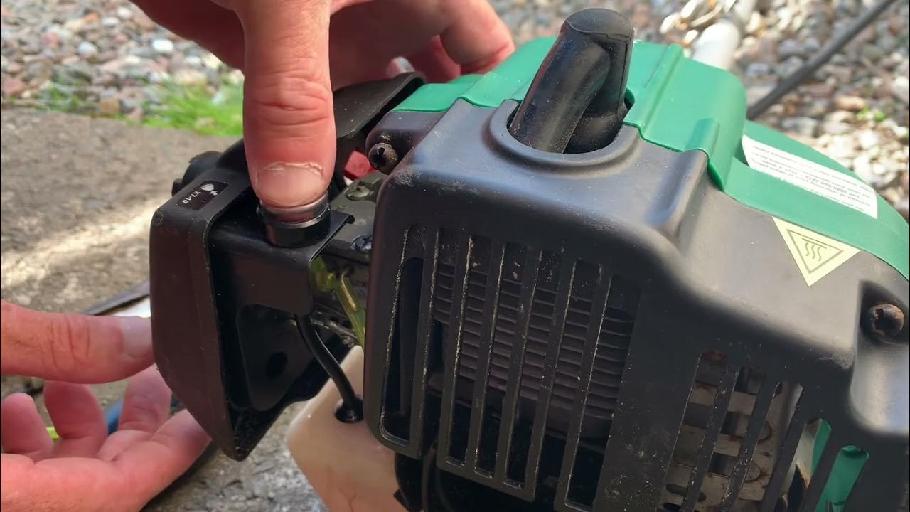 How to fit purge primer bulb on a strimmer (qualcast) YouTube