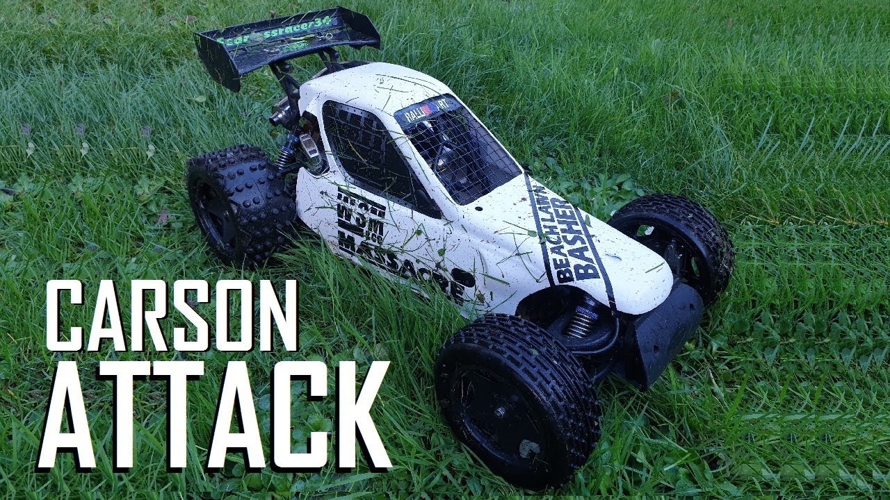 CARSON ATTACK 1/5th Petrol RC Car YouTube