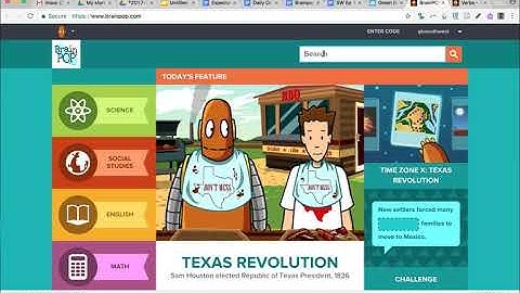 How to access Brainpop or Brainpop Jr. videos