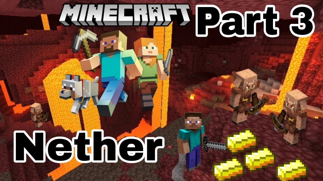 I go to Nether 👽 Servival series part 3 - YouTube