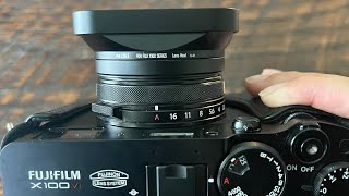 Nisi NC UV Filter Kit on Fuji X100vi