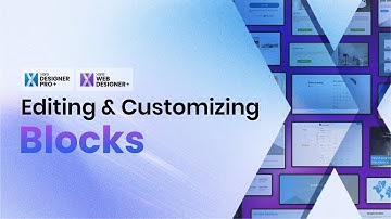 Editing Blocks Content - Customize your Modular Website | Xara