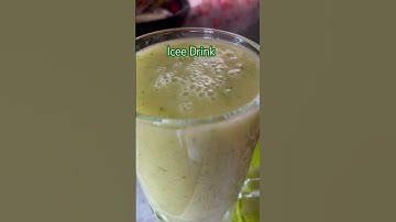 Refreshing Icee Drink: Cucumber, Mint and Coconut juice