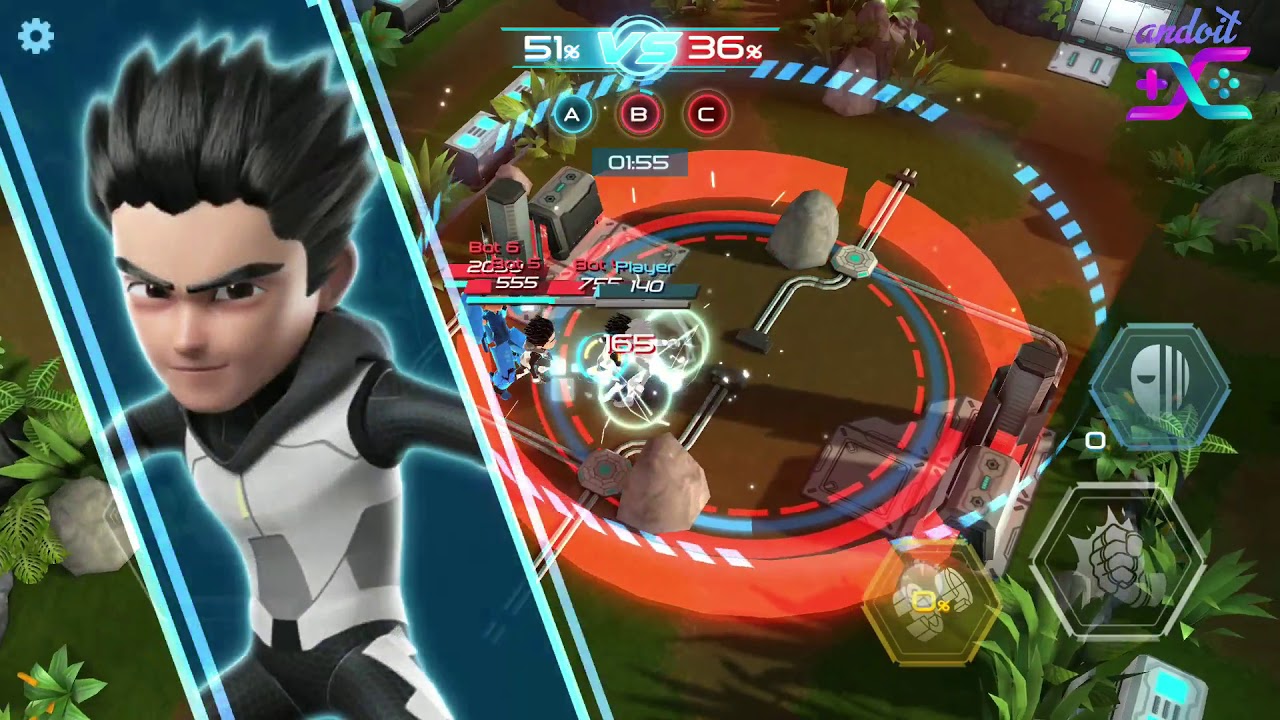 EJEN RUDI - EJEN ALI GAME MOBA: AGENTS ARENA - YouTube