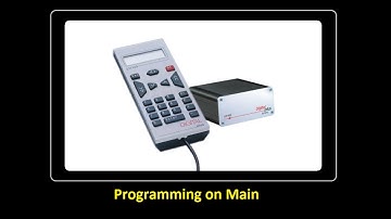 Lenz SET100 Programming on Main