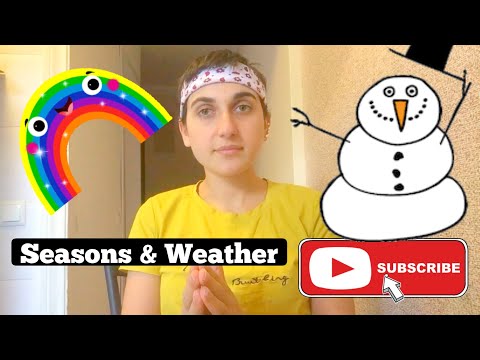 Seasons \u0026 Weather in English - წელიწადის დროები \u0026 ამინდი  [ვისწავლოთ ინგლისური]