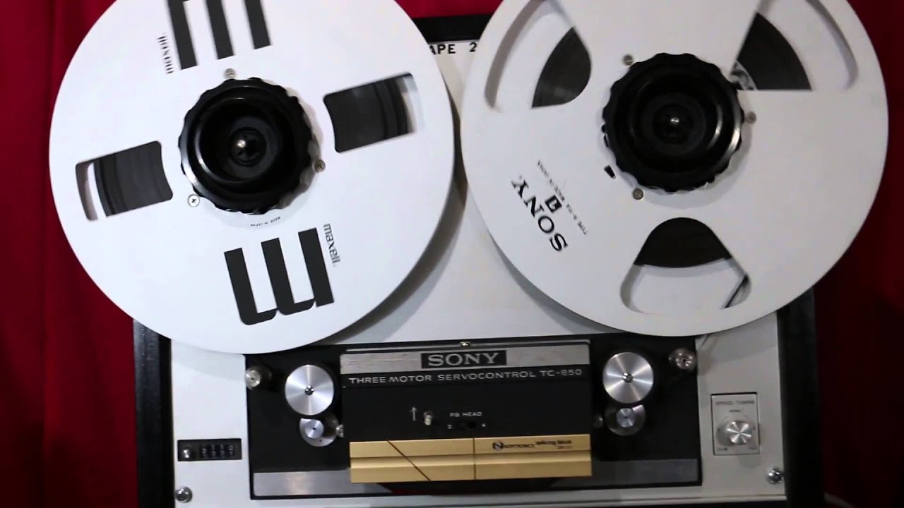 Sony TC 850 Reel to Reel Demo 