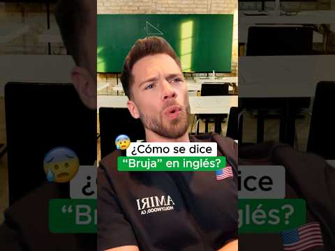 ¿Cómo se dice "bruja" en inglés?