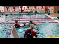 Teamwork swimming lesson