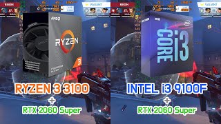 RYZEN 3 3100 vs INTEL i3 9100F with RTX 2060 Super (5 Games)