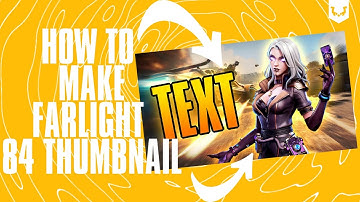 How to make GAMING THUMBNAIL on photoshop touch!