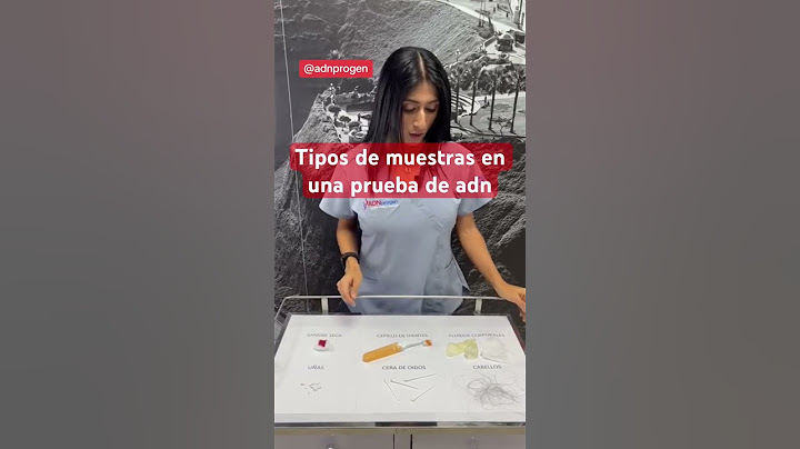 En este video te enseñaremos qué tipo de muestras son utilizadas para hacer una prueba de adn 🧬