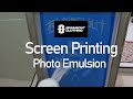 Screen Printing Tutorial - #3 - Screen Frame Making - Photo Emulsion Application (Tulco Aquasol ER)