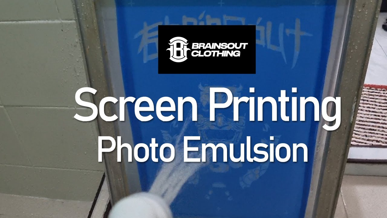 PHOTO EMULSION SCREEN PRINTING PROCESS TAGALOG 