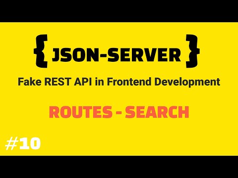 #10 JSON SERVER - Search