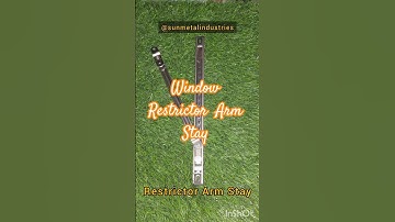 Premium SS Restrictor Arm –10” & 12” | For UPVC, Aluminium & Wooden Windows | #shorts #youtubeshorts