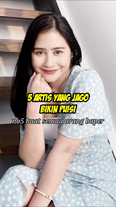 5 artis jago bikin puisi #fyp #gosip #artis