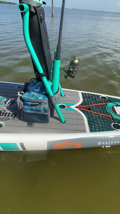Bote BugSlinger 12ft Best Fishing PaddleBoard Setup! #paddleboard #fishing #bote #subscribe #shorts