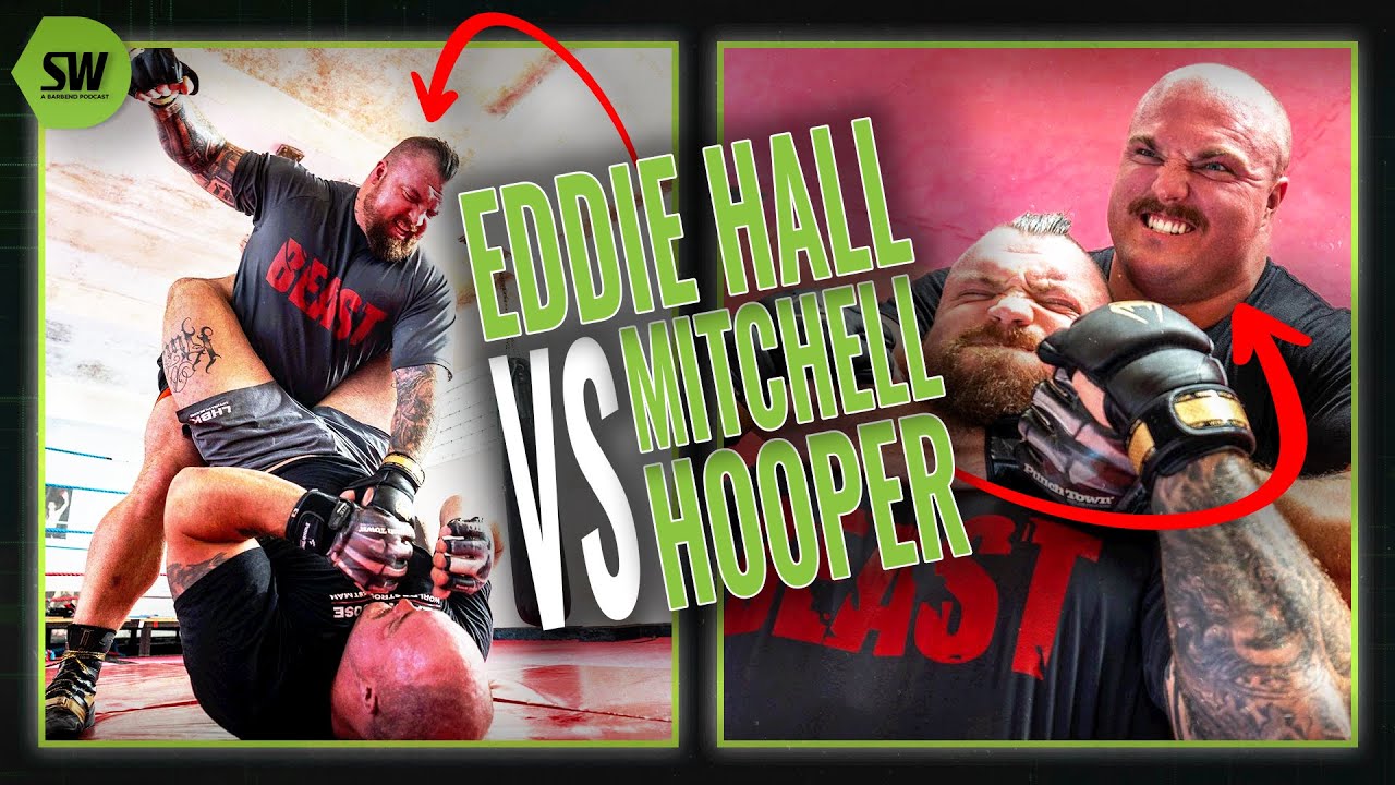 Eddie Hall and Mitchell Hooper Prepare to Fight (Plus a 44 Pound
