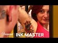 Glutton For Punishment - Armpits Pt. 1: Elimination Tattoo | Ink Master: Shop Wars (Season 9)