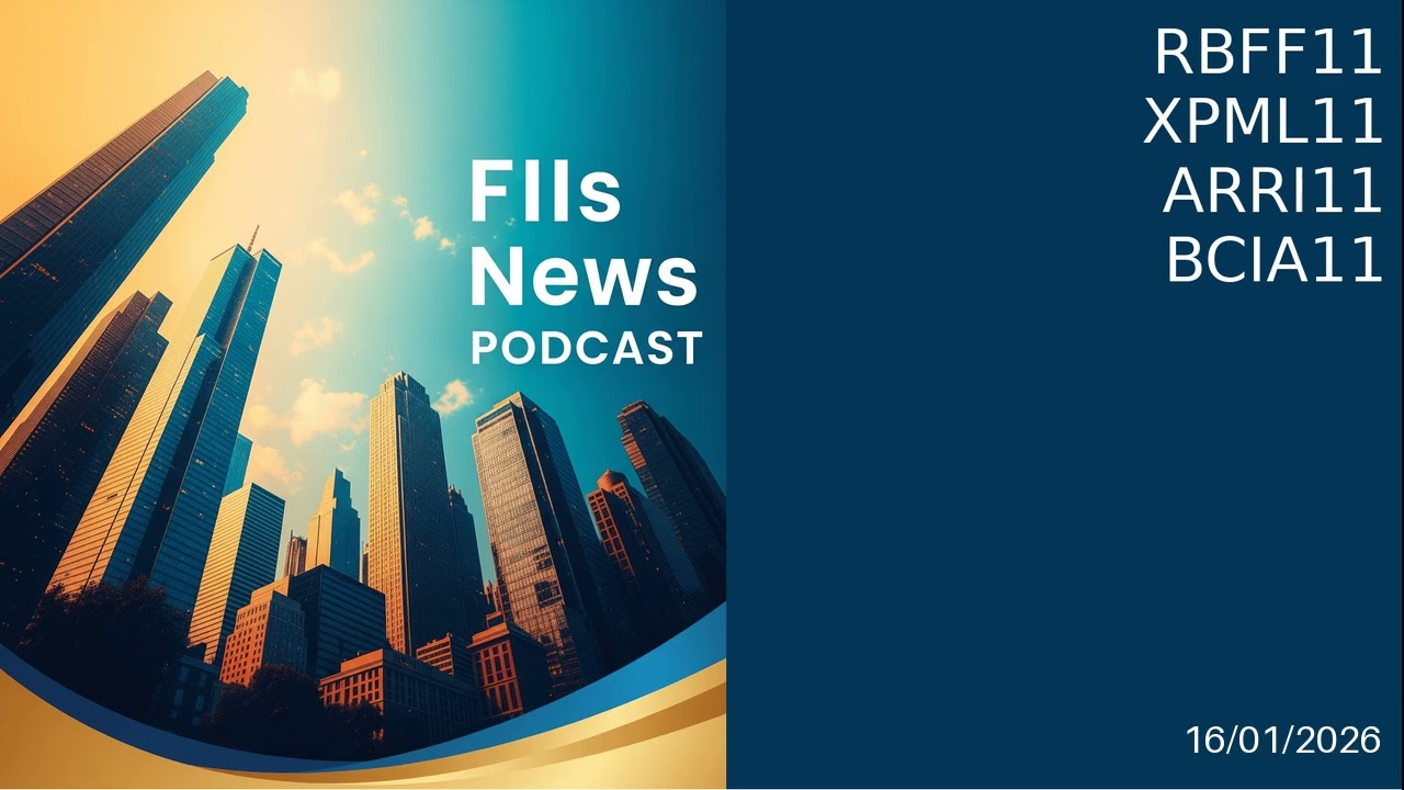 Edição de 16/01/2026: RBFF11, XPML11, ARRI11 e BCIA11 🏢💵💰