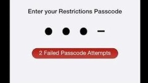 How to remove restrictions passcode iphones 100% Working ios 8 9 10 11
