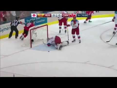 Team Canada VS Team Russia | World Cup Of Hockey | SIDENY CROSBY SCORES AN AMAZING GOAL | .24.09.16