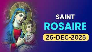 Saint Rosaire 🙏🏻 Vendredi🙏🏻December 26, 2025🙏🏻Mystères Douloureux du Saint Rosaire 🙏🏻French Rosary screenshot 5