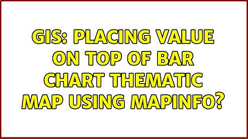 GIS: Placing value on top of bar chart thematic map using MapInfo?