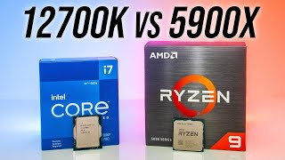 Intel i7-12700K vs Ryzen 9 5900X - Best 12 Core CPU?