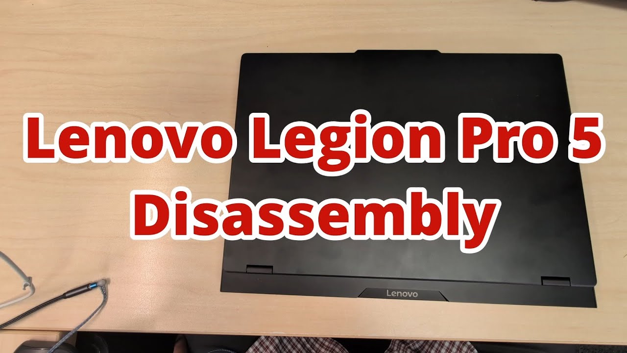 Lenovo Legion Pro 5 Disassembly - YouTube