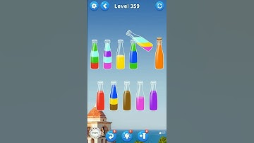 Water Sort Puzzle Game Level 359 #watersortpuzzle #watersortgame #mobilegame #colorpuzzle #games